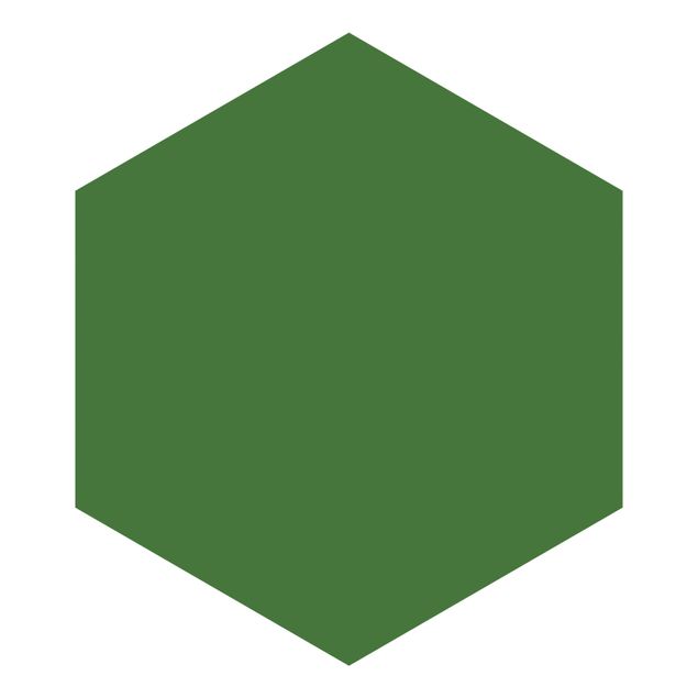 Hexagon Behang Colour Dark Green