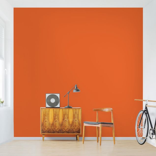 Fotobehang Colour Orange