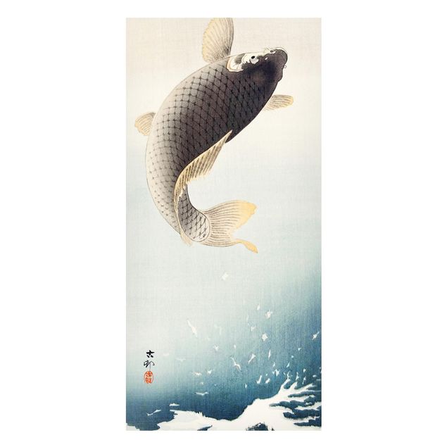 Magneetborden Vintage Illustration Asian Fish II