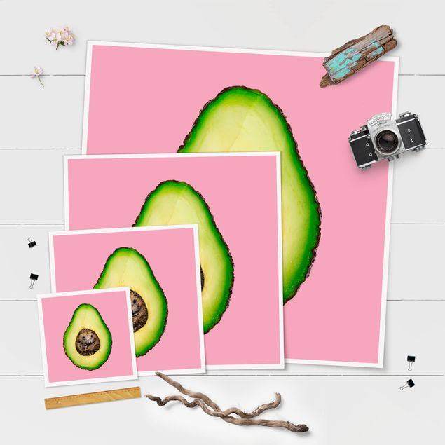 Posters Avocado With Hedgehog