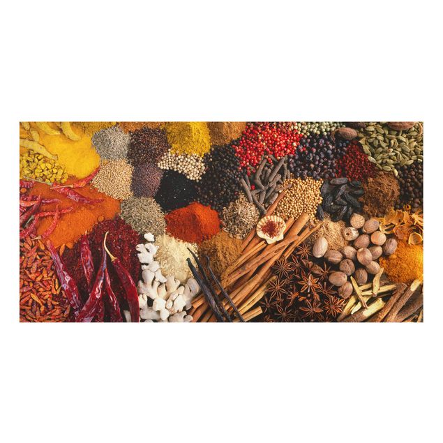Spatscherm keuken Exotic Spices
