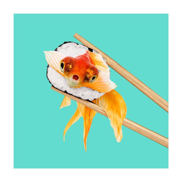 grote vloerkleden Sushi With Goldfish
