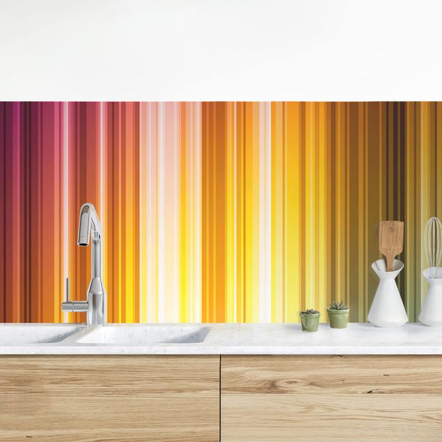 Achterwand voor keuken patroon Rainbow Light