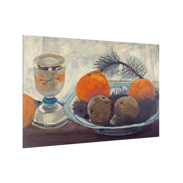 Spatscherm keuken Paula Modersohn-Becker - Still Life With Frosted Glass Mug