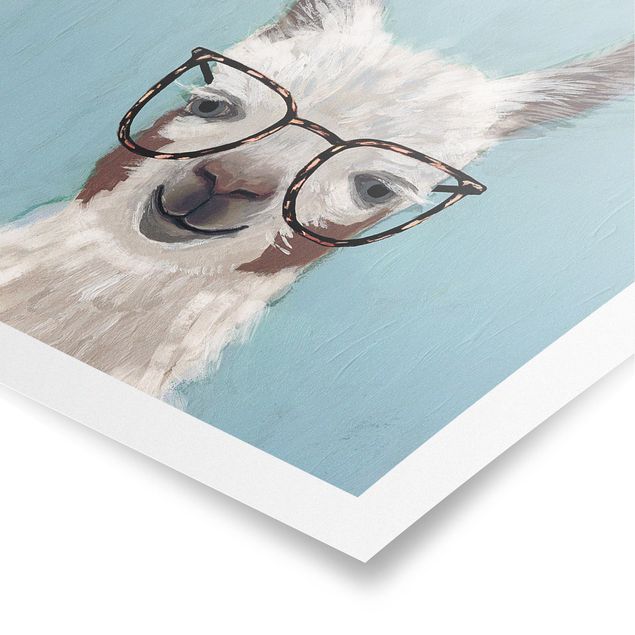 Posters Lama With Glasses II