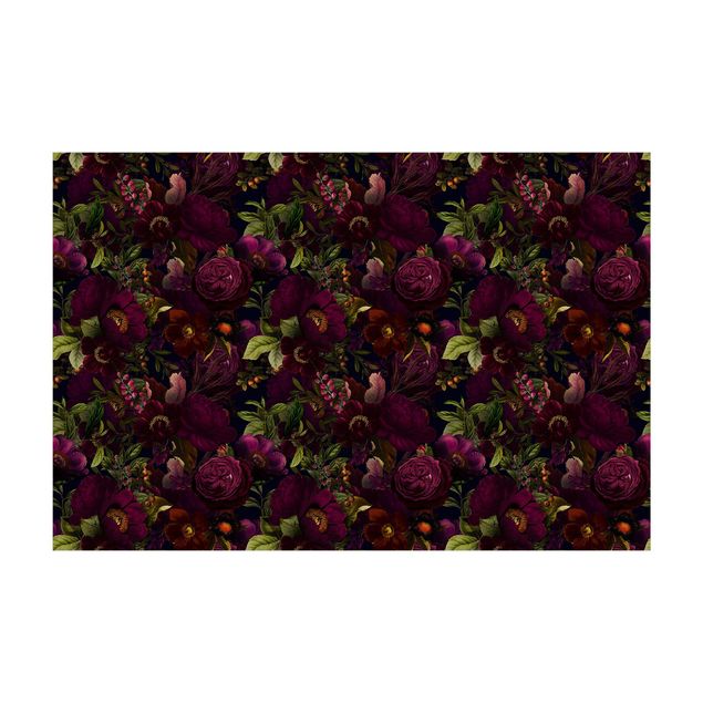 paars tapijt Purple Blossoms Dark
