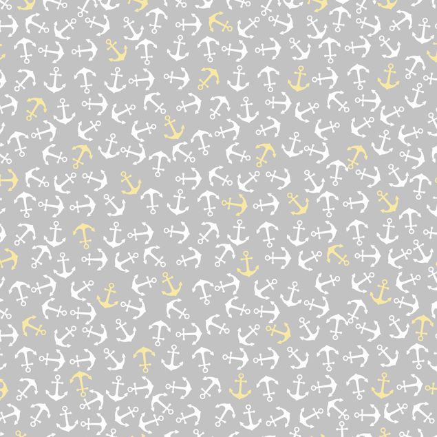 Plakfolien Anchor White Yellow On Grey