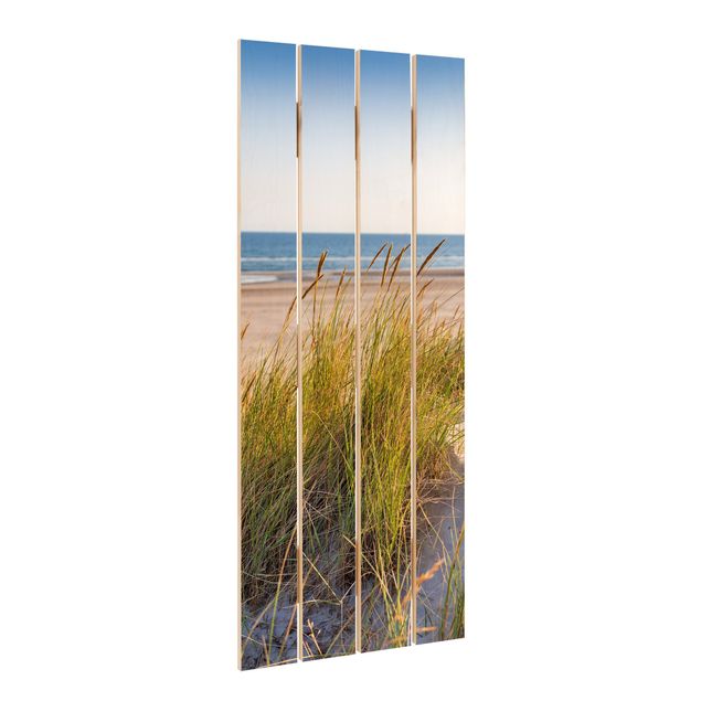 Houten schilderijen op plank Beach Dune At The Sea