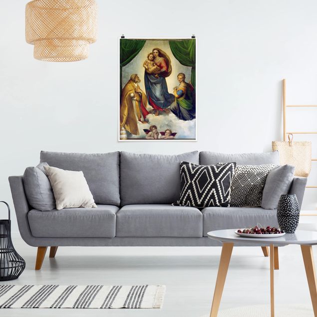 Posters Raffael - The Sistine Madonna