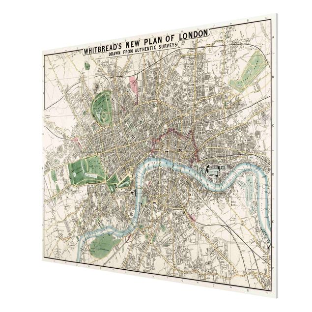 Forex schilderijen Vintage Map London