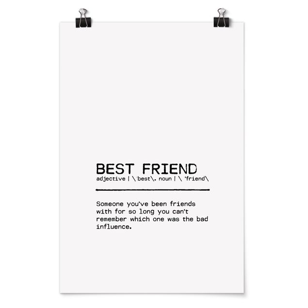 Posters Definition Best Friend