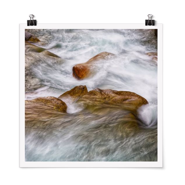 Posters The Icy Mountain Stream