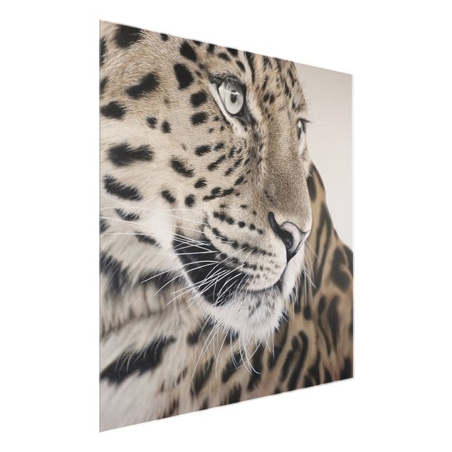 Glasschilderijen The Leopard
