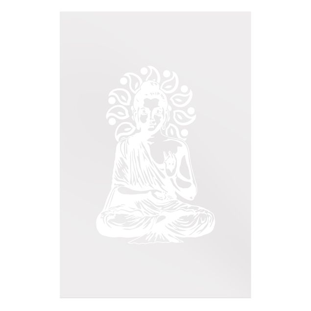 Raamfolie - Detailed Buddha II