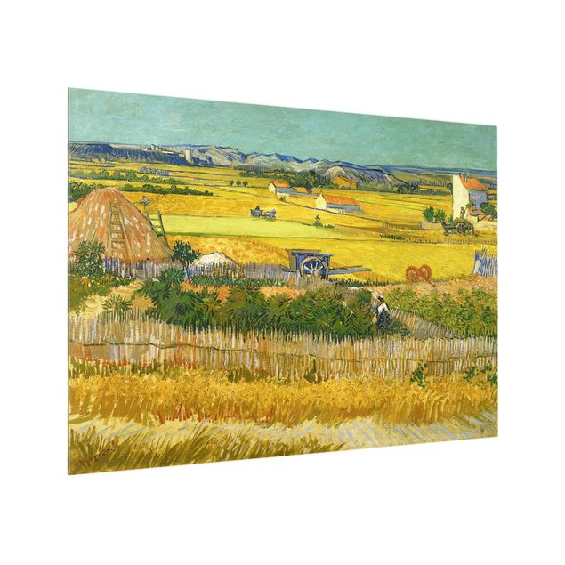 Spatscherm keuken Vincent Van Gogh - Harvest