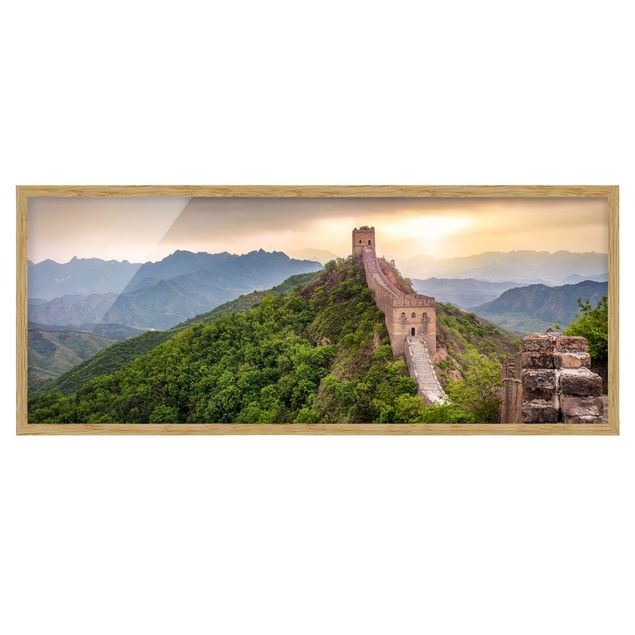 Ingelijste posters The Infinite Wall Of China
