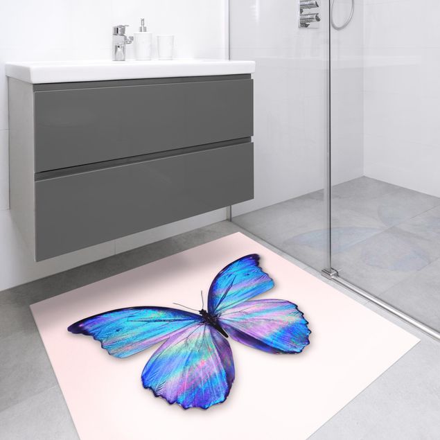 wit kleed Holographic Butterfly