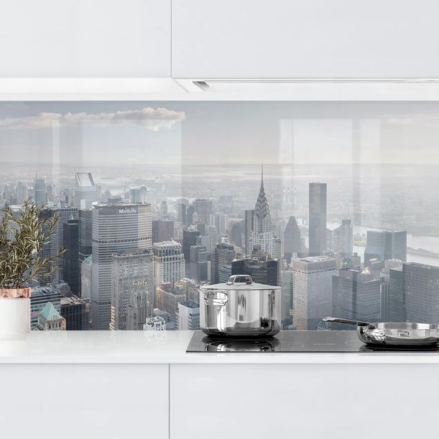 Achterwand voor keuken steden en skylines Upper Manhattan New York City