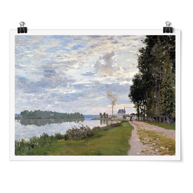 Posters Claude Monet - The Waterfront At Argenteuil