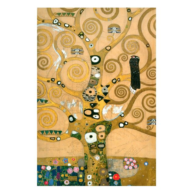 Magneetborden Gustav Klimt - The Tree of Life