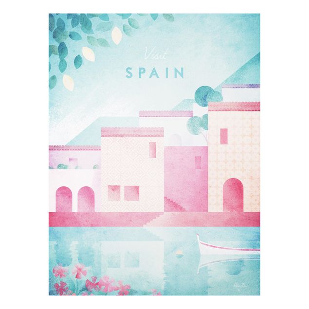 Forex schilderijen Travel Poster - Spain