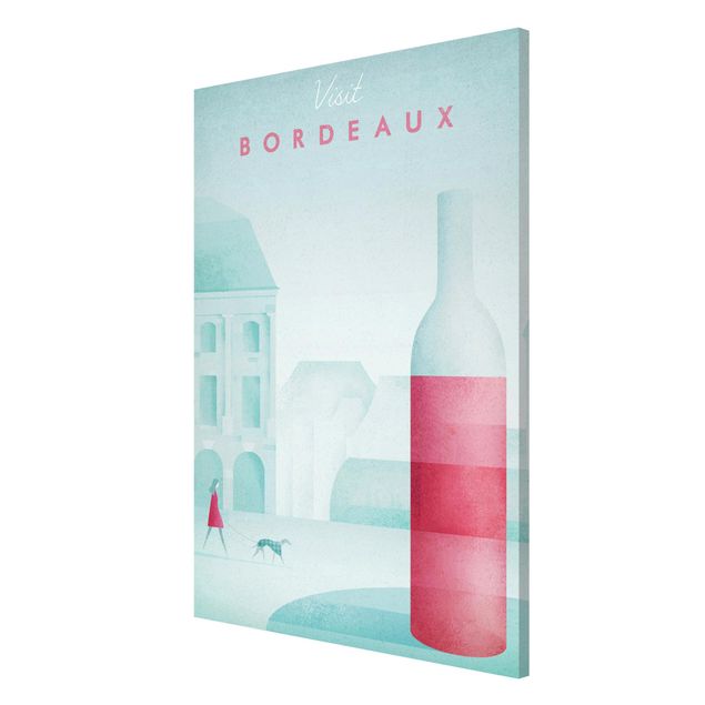 Magneetborden Travel Poster - Bordeaux