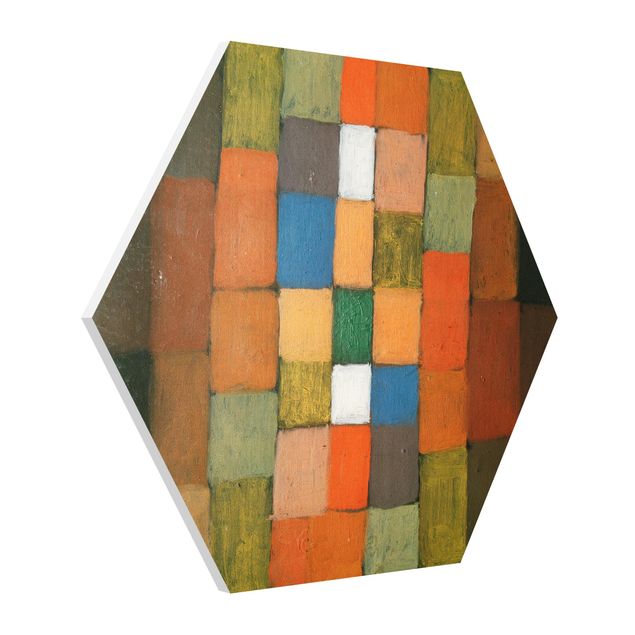 Hexagons Forex schilderijen Paul Klee - Static-Dynamic Increase