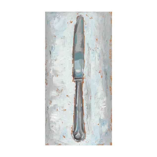 Vloerkleed eetkamer Impressionistic Cutlery - Knife