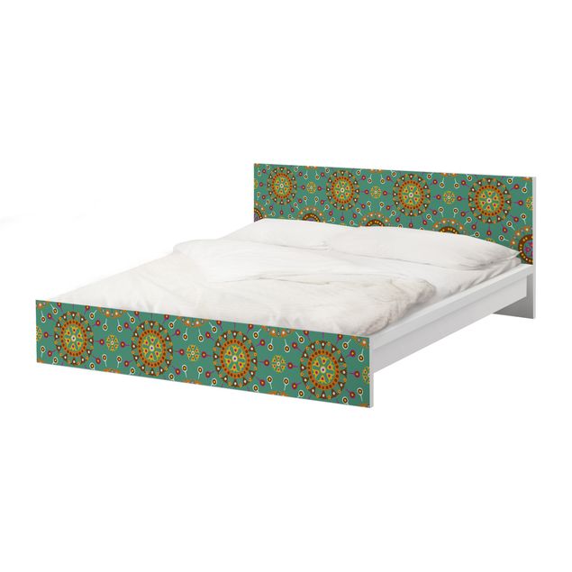 Meubelfolie IKEA Malm Bed Ethno Design