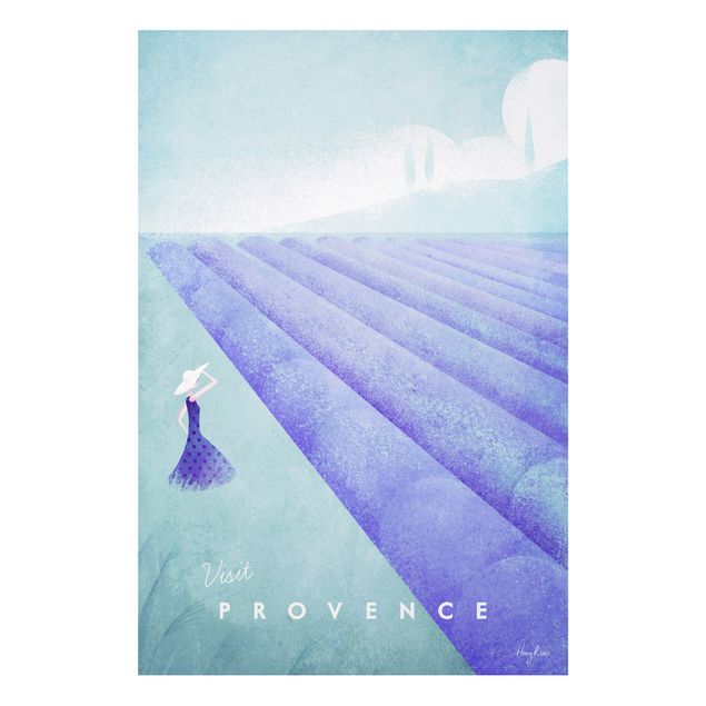 Forex schilderijen Travel Poster - Provence