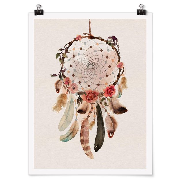 Posters Dream Catcher With Beads