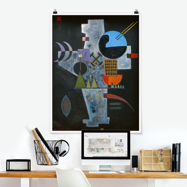 Posters Wassily Kandinsky - Cross Shape