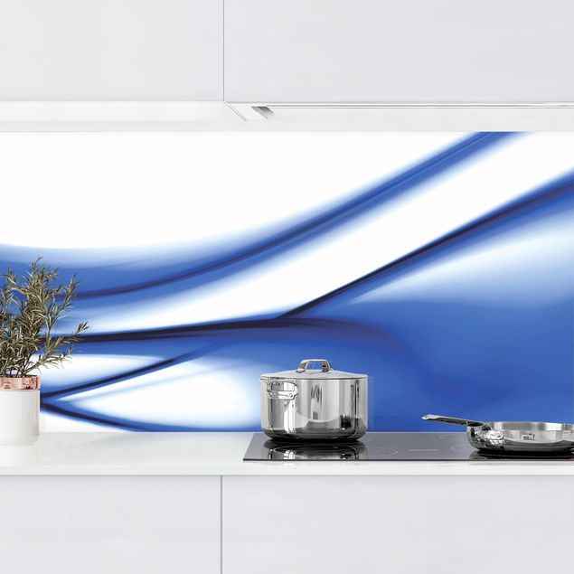 Achterwand voor keuken patroon Blue Touch
