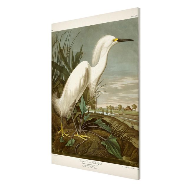 Magneetborden Vintage Board White Heron I
