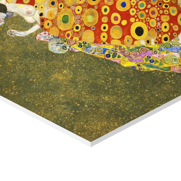 Hexagons Forex schilderijen Gustav Klimt - Hope II