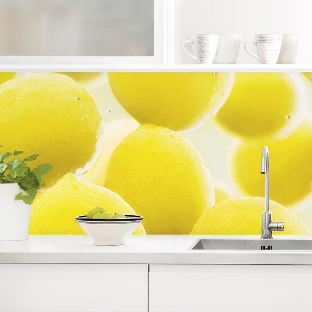 Achterwand voor keuken groenten en fruit Lemons In Water