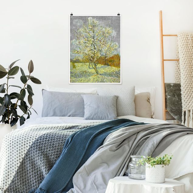 Posters Vincent van Gogh - Flowering Peach Tree