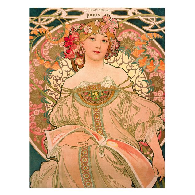 Magneetborden Alfons Mucha - Poster For F. Champenois