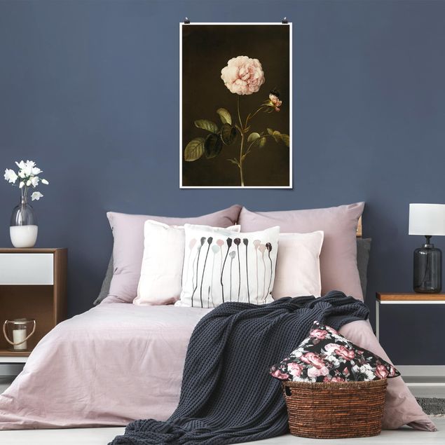 Posters Barbara Regina Dietzsch - French Rose With Bumblbee