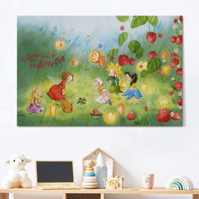 Akoestische schilderijen Little Strawberry Strawberry Fairy - Lanterns