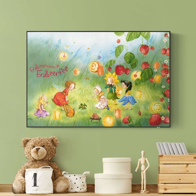 Akoestisch schilderij - Little Strawberry Strawberry Fairy - Lanterns