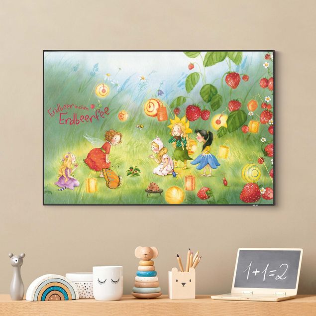 Verwisselbaar schilderij - Little Strawberry Strawberry Fairy - Lanterns