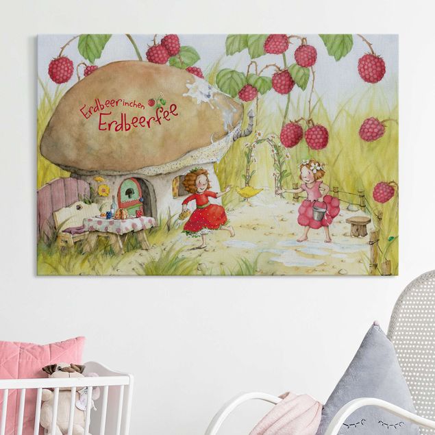 Akoestische schilderijen Little Strawberry Strawberry Fairy - Beneath The Raspberry Bush