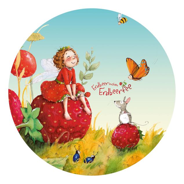 Behangcirkel Little Strawberry Strawberry Fairy - Enchanting