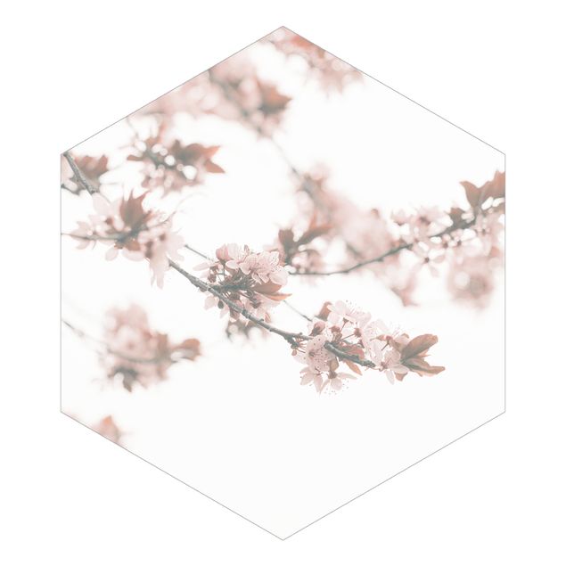 Hexagon Behang Memories of Spring