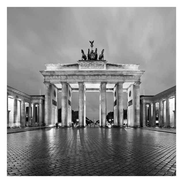 Fotobehang Illuminated Brandenburg Gate II