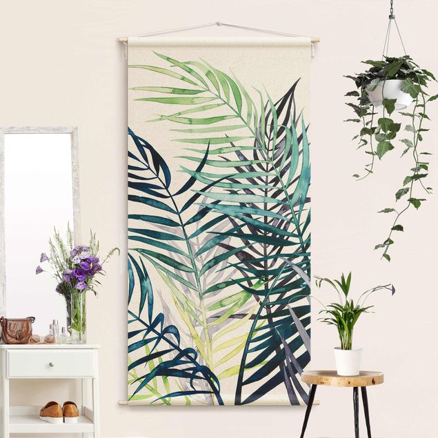 Wandtapijt Exotic Foliage - Palm Tree