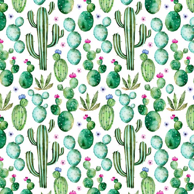 Plakfolien Watercolour Cactus