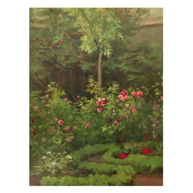 Magneetborden Camille Pissarro - A Rose Garden