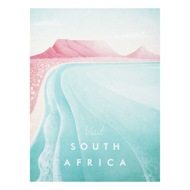 Forex schilderijen Travel Poster - South Africa